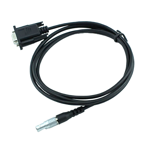 Leica GEV102 Serial Data Cable OEM Part 563625 Lemo 5Pin to DB9 RS232