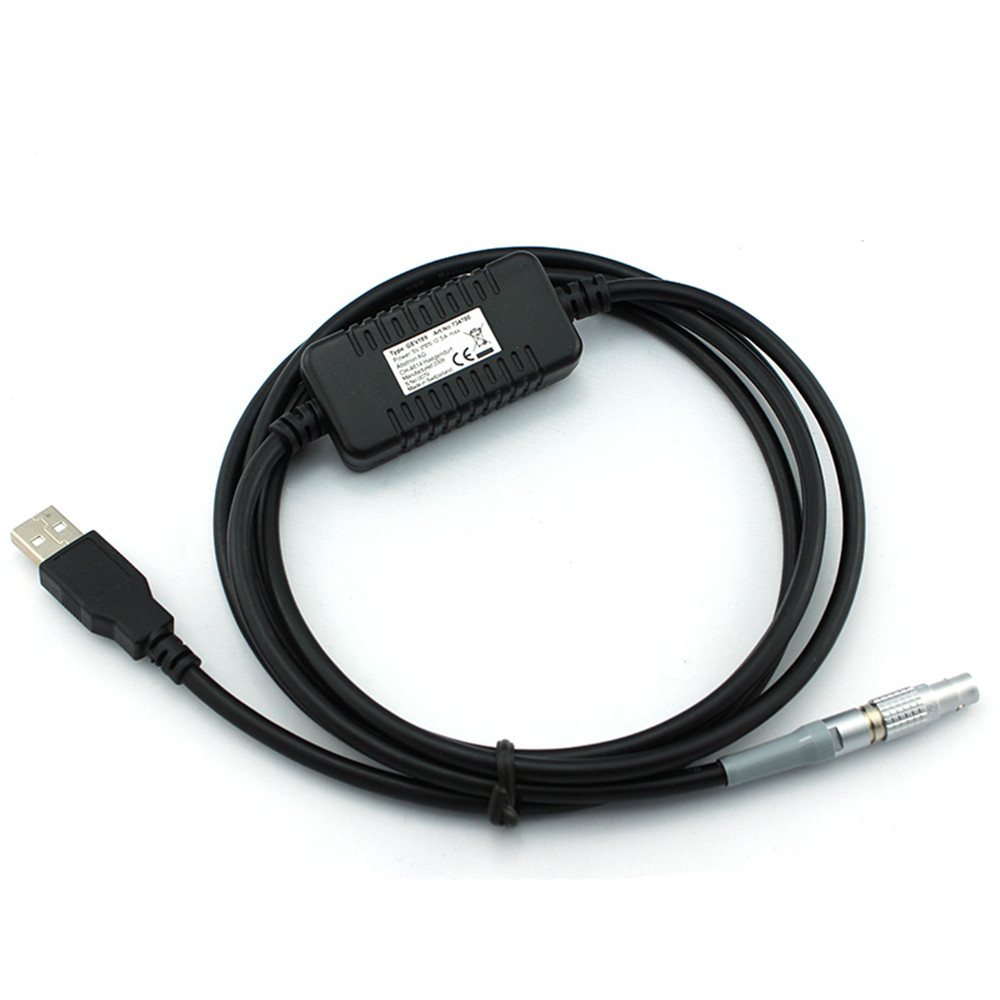 Leica GEV189 USB Data Download Cable OEM Part No.734700 (Lemo 0B 5Pin Male to USB-A 1.8m)
