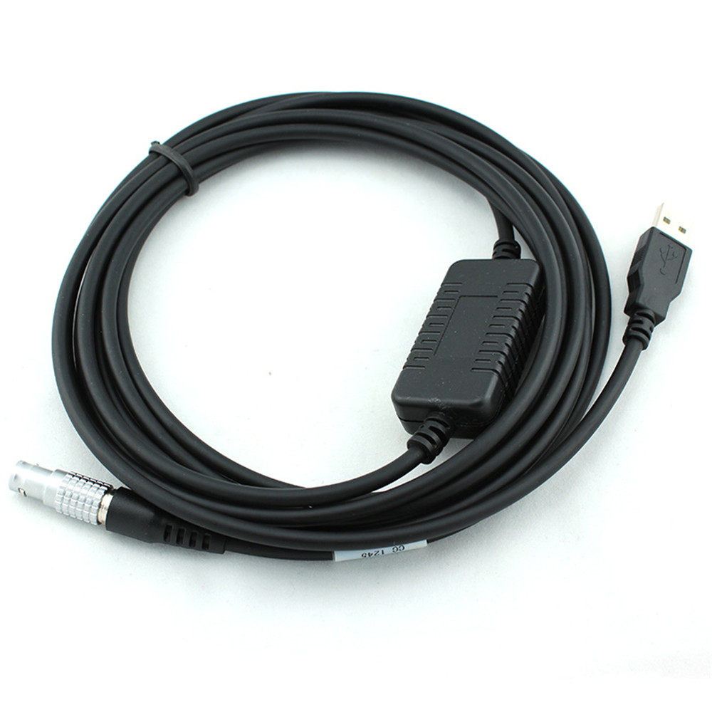 Leica GEV195 USB GNSS Data Cable OEM Part No.734755 (Lemo 1B 8Pin Male to USB-A 2.8m)
