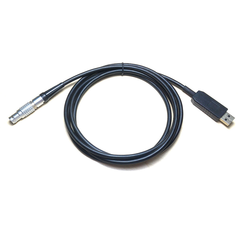 Leica GEV234 USB GNSS Data Transfer Cable OEM Part No.767899 (1.65m Lemo 1B 8Pin Male to USB-A)