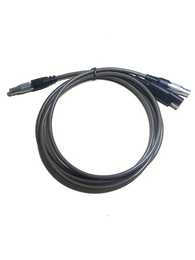 Leica A00454 HPB Radio Y-Type Data & Power Combo Cable OEM Triple Branch Cord