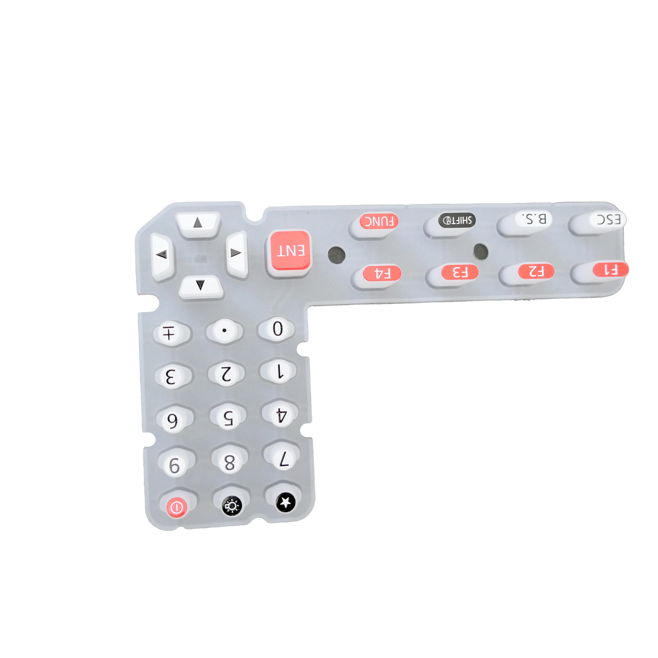 Sokkia iM52 iM55 OEM Backlit 28-Key Silicone Keypad Mat For Total Station